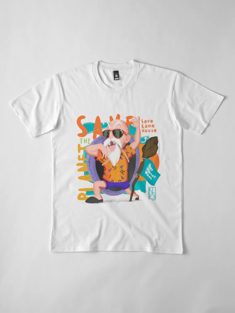 Diseño Gráfico - Diseño Gráfico / Ilustración T-Shirts / Roshi save the planet